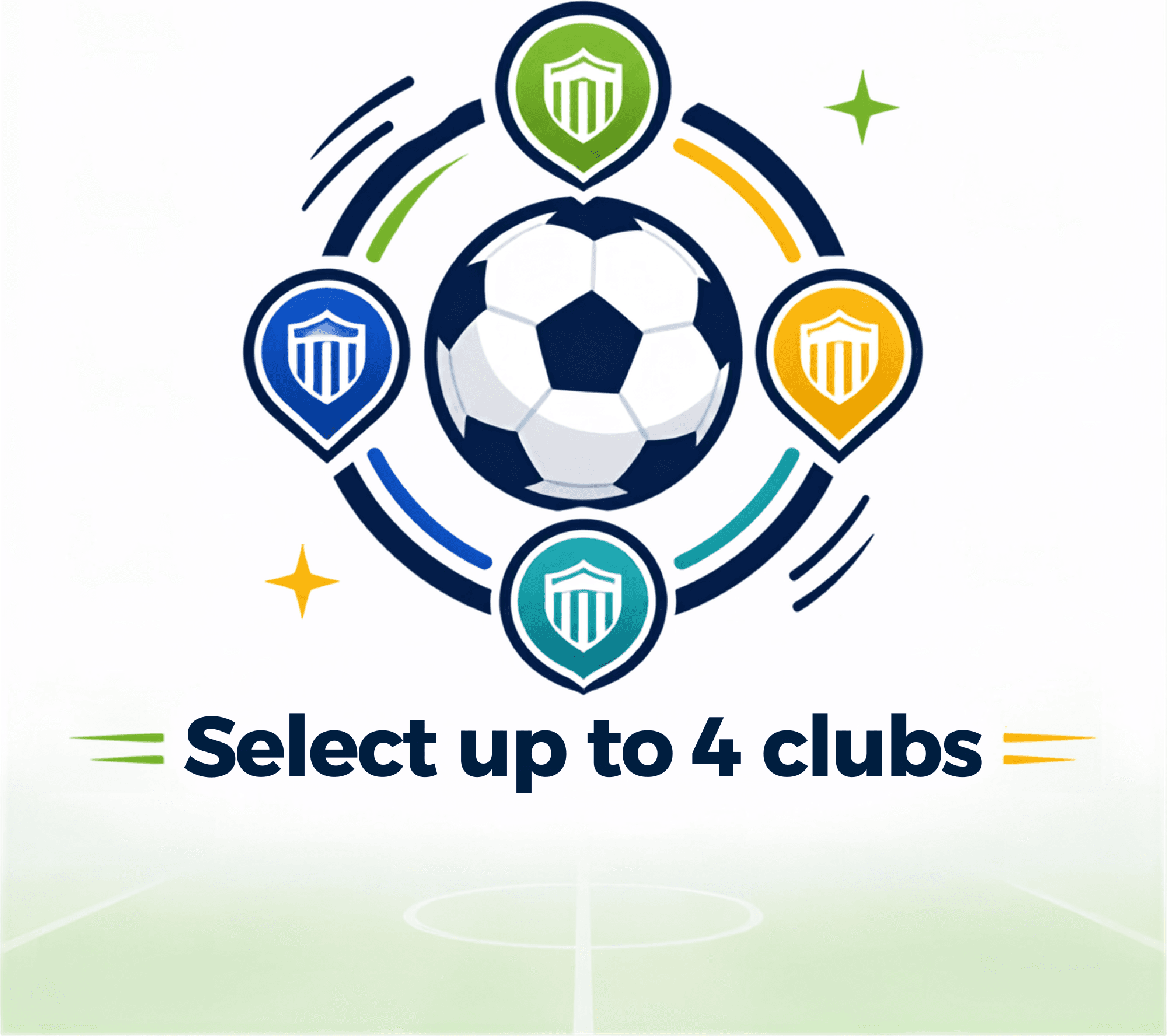 Select up to 4 clubs